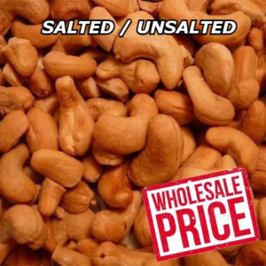 500g | 1kg FRESHLY BAKED ROASTED CASHEW SALTED & UNSALTED / KACANG GAJUS GORENG MASIN & TANPA MASIN